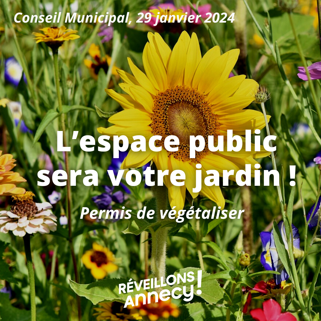 Annecy adopte les « permis de végétaliser »