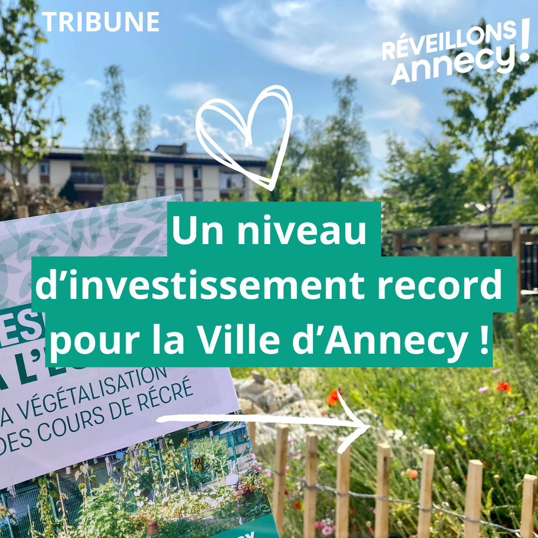 Budget 2024 : un niveau d’investissement record !