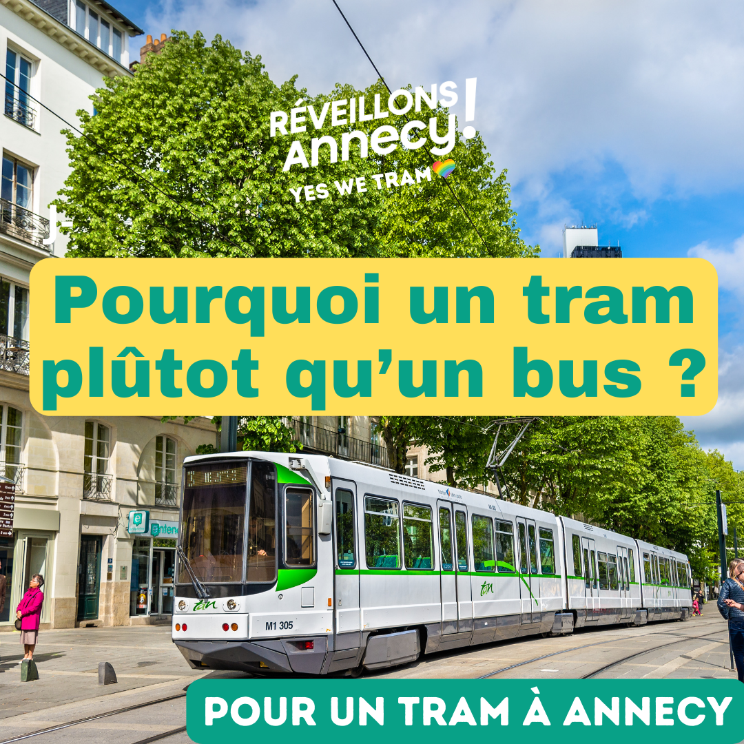 Pourquoi un tram plutôt qu’un bus entre Seynod et Pringy ?