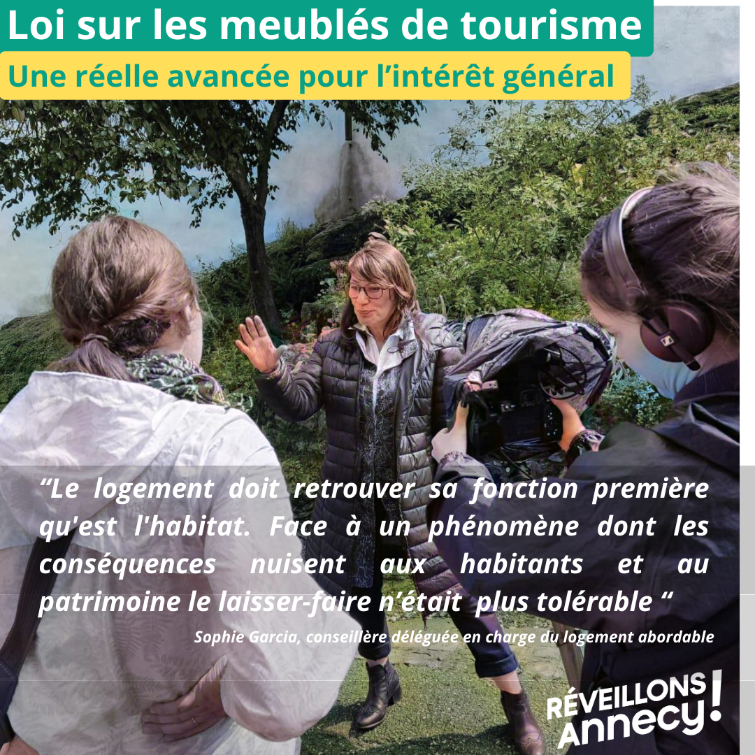 Loi sur les meublés de tourisme : une première avancée pour l’intérêt général.